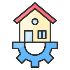 Renovation Icon Element For Design