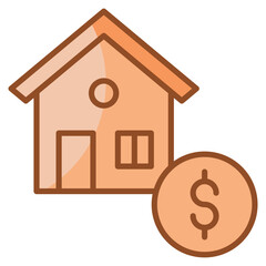 Property Investment Icon Element For Design