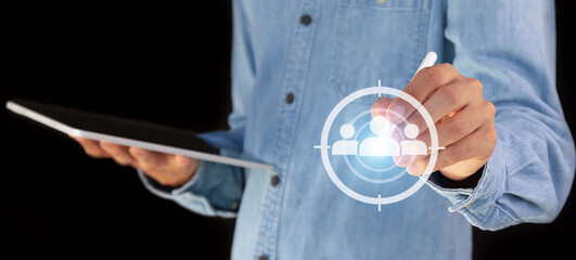 The concept of targeting marketing for target customers.	