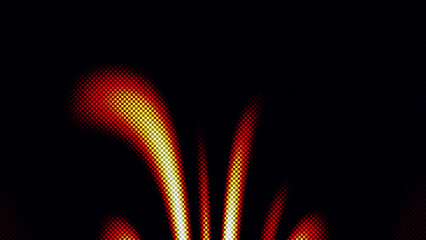 Halftone texture background fire halftone