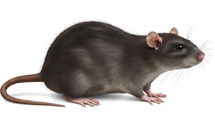 Shadowed Sentinel A Rodent's Gaze Whispers In The Dark Unseen Observer The City's Shadow Night Prowler Furtive Glance Nocturnal Visitor Grey Ghost Hidden in Plain Sight AI Generated