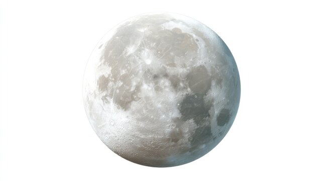Celestial Orb: An exceptionally detailed image of the moon, showcasing its rugged surface texture and luminous glow against the vast expanse of the night sky.