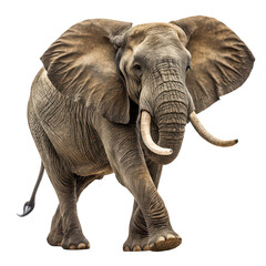 Fototapeta premium african elephant png savannah elephant png large pachyderm png wildlife elephant png transparent background image