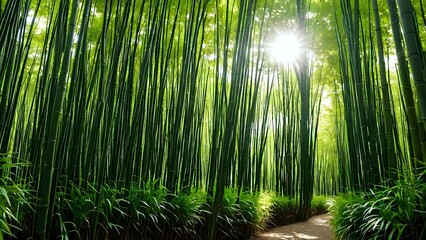 Fototapeta premium bamboo forest background