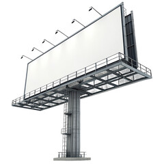 blank billboard png empty advertising board png outdoor sign png mockup board png transparent background image