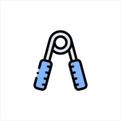 paper clip isolated on white background