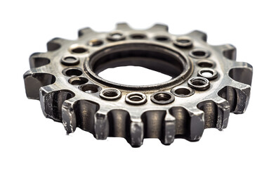 Mountain Bike Gear Cassette Lockring for Secure Fit - Isolated on White Background