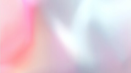 Abstract Gradient Backdrop With Soft Blends Of Pink White And Blue Hues