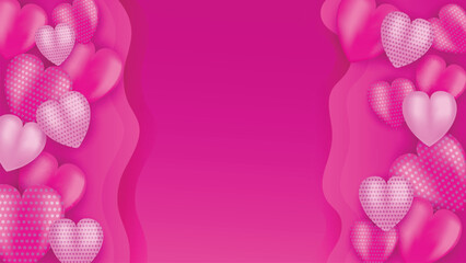 Mother's Day Gradient Vector Background with Love for Background Invitation