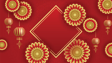 Chinese New Year Gradient Vector Background for Background Invitation