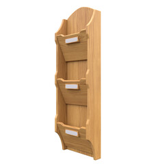 Mail Holder, 3d illustration isolated on white background