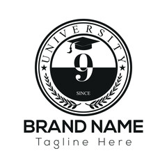 Obraz premium This vector design features a sports icon against an abstract backdrop with a stylized man, suitable for a business logo or technology concept illustration 9 Logo template