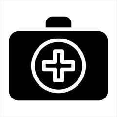 aid glyph icon vector illustration isolated on white background