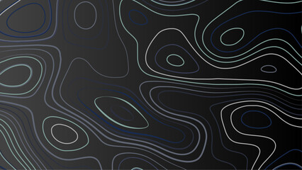 Fototapeta premium Stylized topographic contour height in lines and contours. 