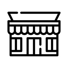 storefront line icon