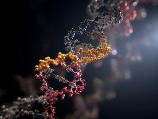 Protein synthesis animation frame