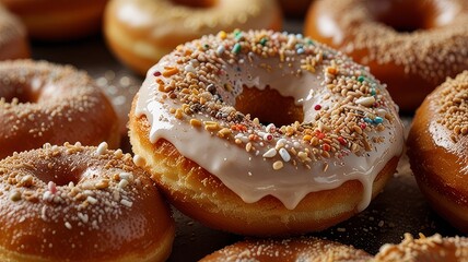 bagels and donuts of multiple flavors