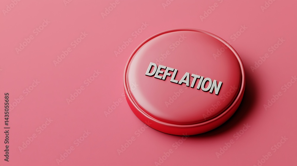 Poster a red circular button labeled 