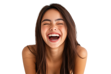 Confused young Filipino woman isolated on white background trying to understand a puzzling situation calmly