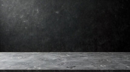 Minimalistic simple abstract black background for product presentation. Shadow and light from windows on wall.