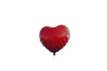 Celebrate with a red heart balloon perfect for weddings birthdays or romantic themed party decorations