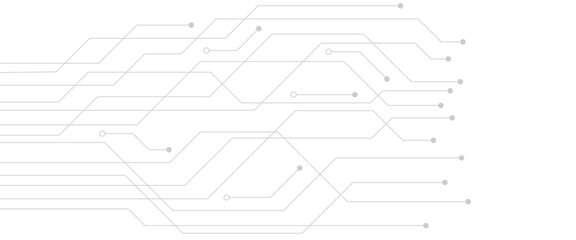 Abstract Vector Circuit Board Design for Digital Technology Theme 