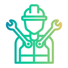 predictive Line Gradient Icon