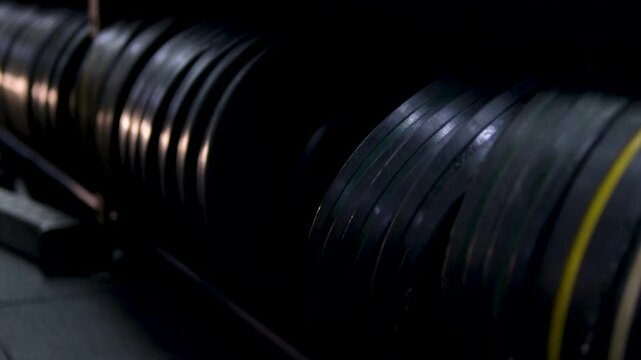 Dumbbell disks, also called plates or weight discs, are the circular weights that attach to the ends of dumbbells or barbells