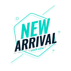 latest and new brand arrival poster for business promotion