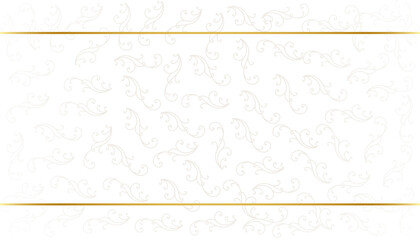 beautiful and ethnic classic floral backdrop with golden touch