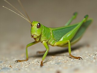 Short-horned Grasshopper Nymph