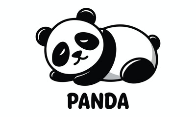 Modern Minimalist Panda Logo Design