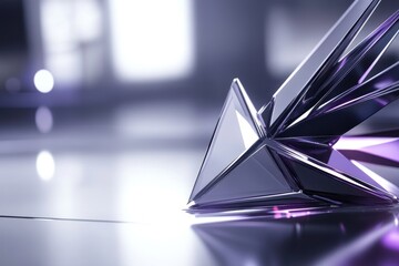 Abstract Geometric Shape,  Metallic,  Modern