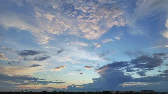 From Golden Hour to Twilight: A Celestial Canvas of Color.Beautiful sunsets in Miami FL with wonderful colors and the sun saying Good Night. 
