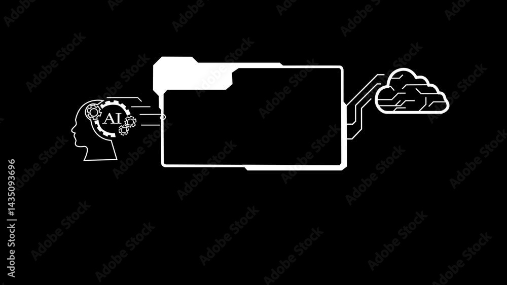 Aufkleber futuristic lower third hud design . sci-fi design template for channel, news, information infographi