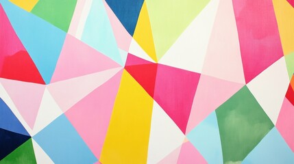 Obraz premium Vibrant polygon design