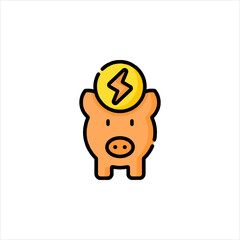 gold piggy bank