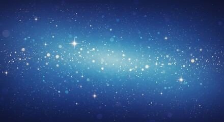 Fototapeta premium Celestial Dust: A 3D Render of Cosmic Glow AI Generated