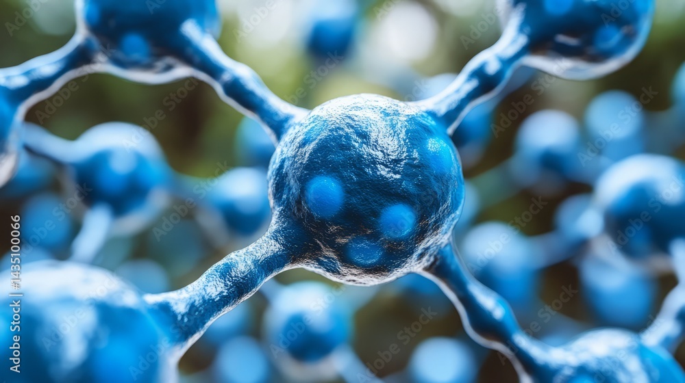 Poster molecular nexus: exploring the intricate connections within molecular structures.