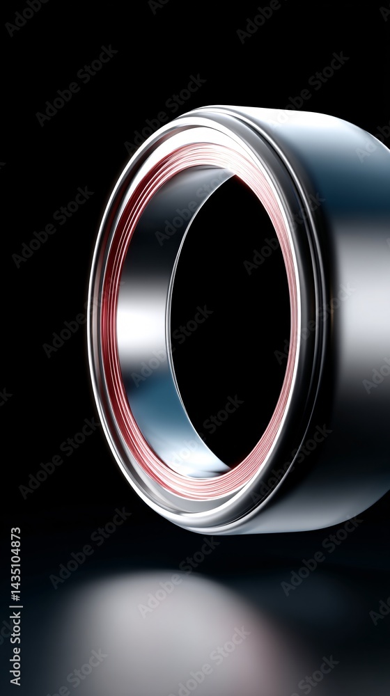 Poster a digital interpretation of a black hole surrounded by swirling light patterns and interdimensional 