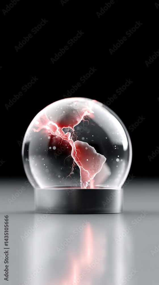Poster a cosmic energy sphere pulsating with luminous fractal patterns, symbolizing the birth of a new star