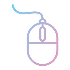 Computer Mouse Icon,graphic design line flat_Mouse