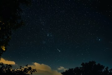 Fototapeta premium high detail image of beautiful constellations and planet