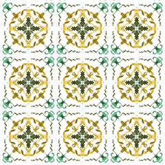 Mandala,four-pointed star mixed with circles.Octagon, eight directions , spread, two tone..