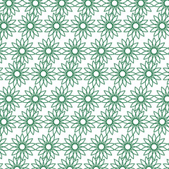 a simple flowers vector pattern