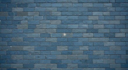 Blue Brick Wall Texture Background for Design Projects