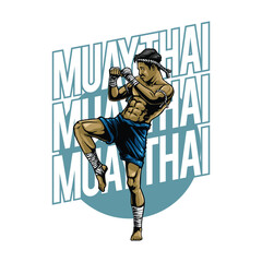 muay thai artwork for t-shirt