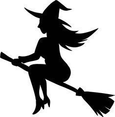 Witch silhouette