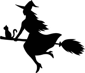 Witch silhouette