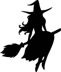 Witch silhouette